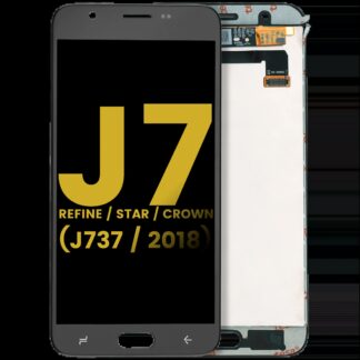 LCD Display ohne Rahmen für Samsung Galaxy J7 Refine / Star / Crown (J737 / 2018) (professionell aufgearbeitet) (Black (Schwarz))