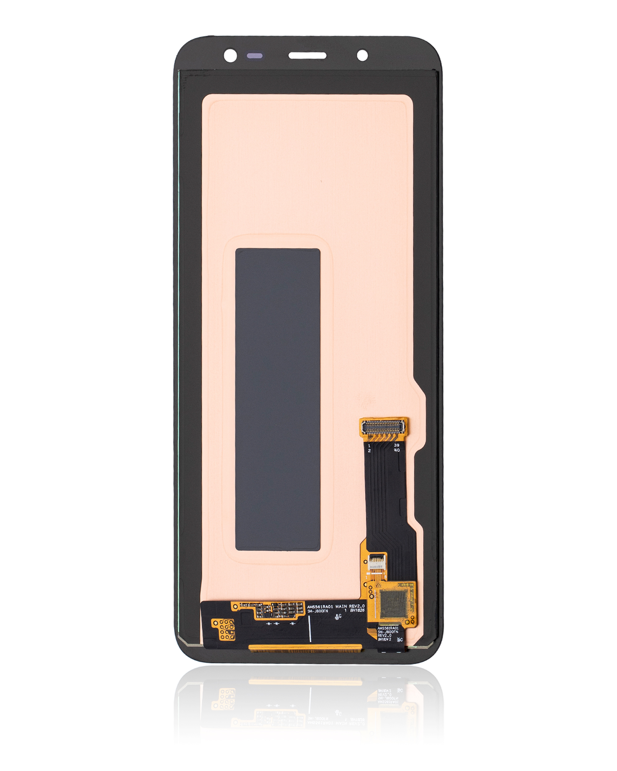 OLED Display ohne Rahmen für Samsung Galaxy J6 / On6 (J600 / 2018) (professionell aufgearbeitet) (Black (Schwarz)) – Bild 3