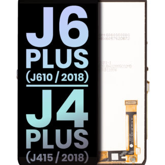 LCD Display ohne Rahmen für Samsung Galaxy J6 Plus (J610 / 2018) / J4 Plus (J415 / 2018) (Service Pack) (Black (Schwarz))