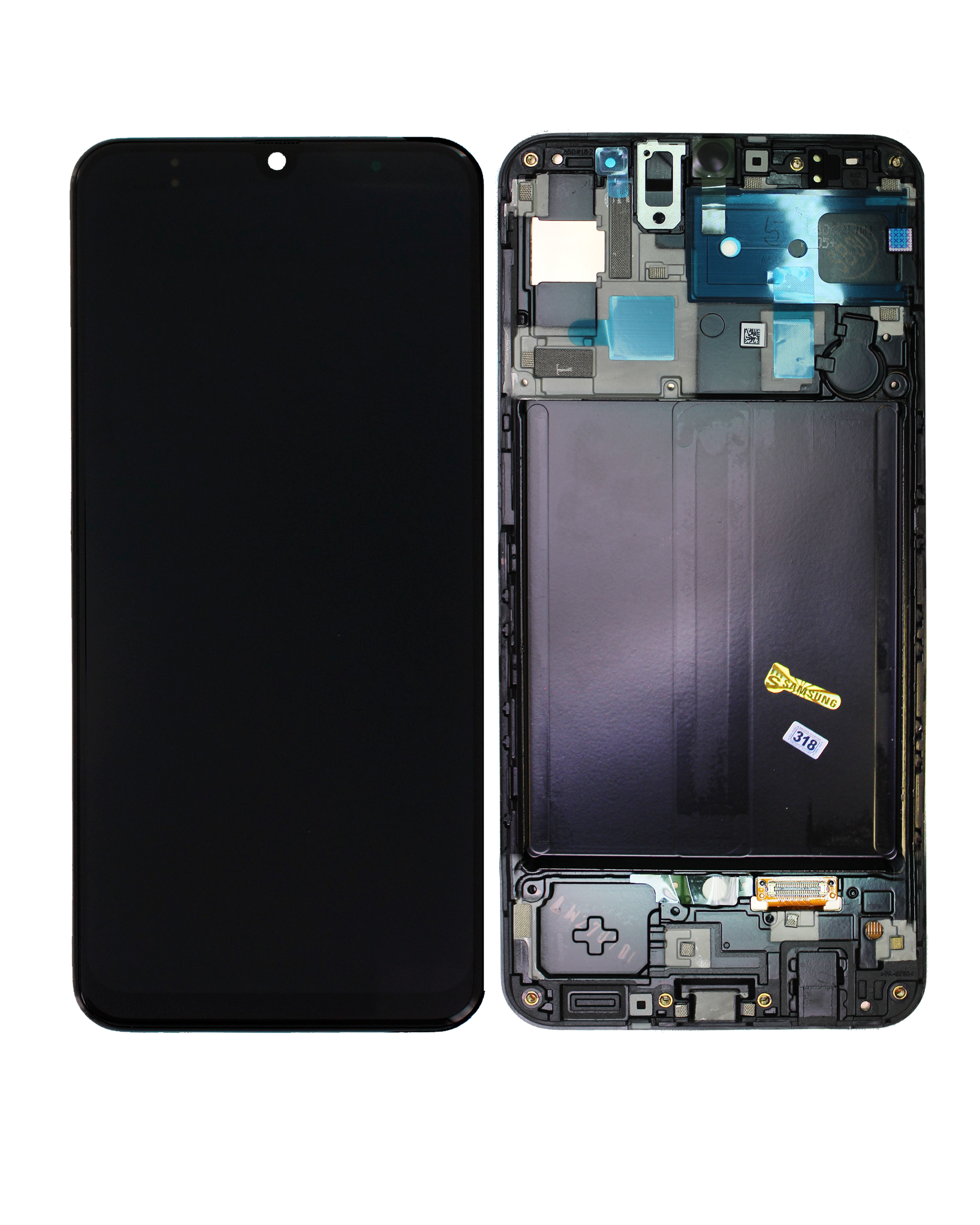 OLED Display mit Rahmen für Samsung Galaxy A50 (A505F / 2019) (International Version) (Service Pack) – Bild 4
