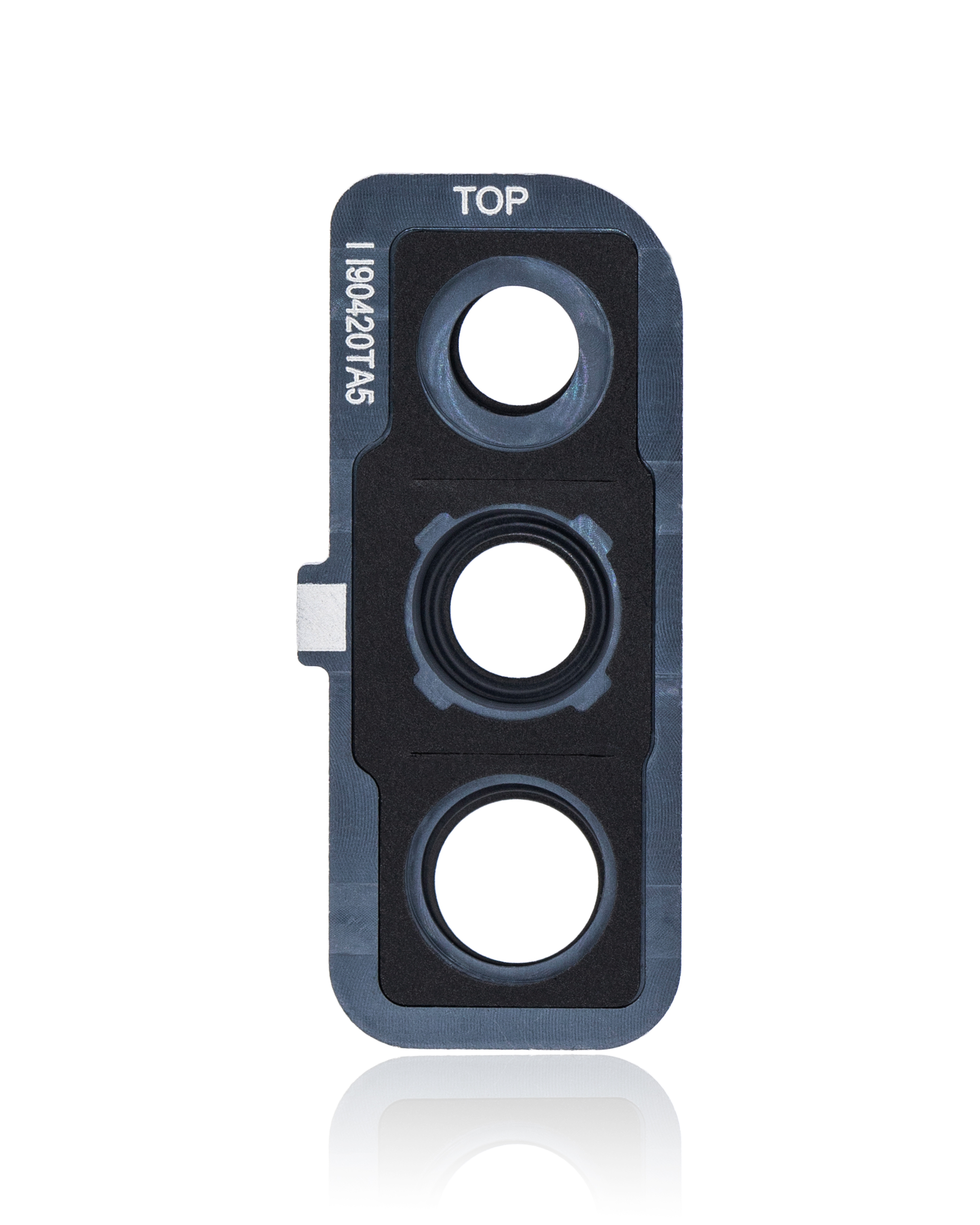 Rückkamera-Glas mit Abdeckung Blendenring für Samsung Galaxy A50 (A505 / 2019) (Black (Schwarz)) – Bild 3