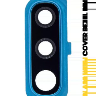 Rückkamera-Glas mit Abdeckung Blendenring für Samsung Galaxy A50 (A505 / 2019) (Blue (Blau))