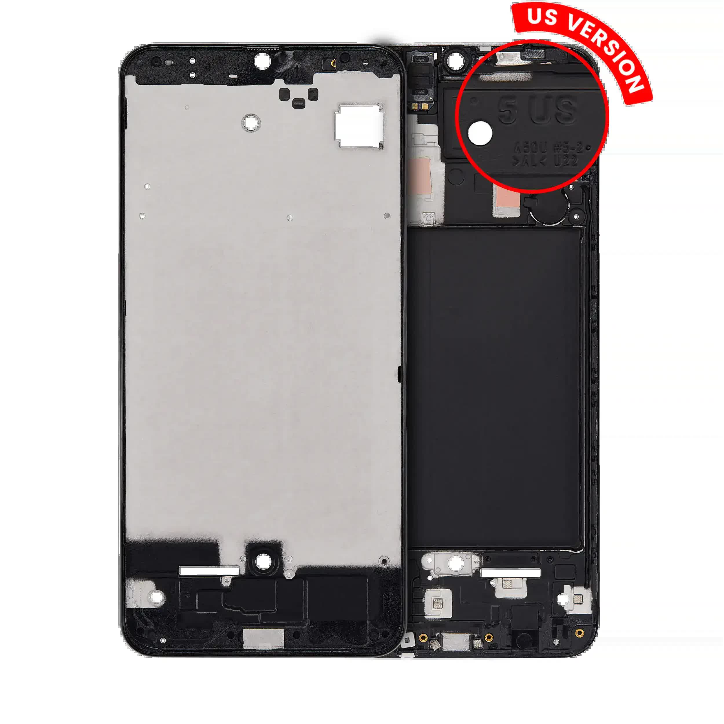 LCD-Rahmen Gehäuse für Samsung Galaxy A50 (A505 / 2019) (US-Version)