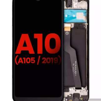 LCD Display mit Rahmen für Samsung Galaxy A10 (A105 / 2019) (Single Card Version) (Aftermarket Plus)
