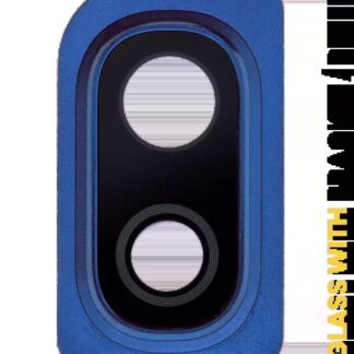 Rückkamera-Glas mit Halterung / Blende für Samsung Galaxy A10 (A105 / 2019) (Blue (Blau))