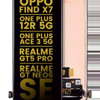 OLED Display ohne Rahmen für OPPO Find X7 / One Plus 12R 5G / One Plus Ace 3 5G / Realme GT5 Pro / Realme GT Neo6 SE / Realme GT 6 (International V