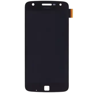 LCD Display ohne Rahmen für Motorola Moto Z Play Droid (XT1635-01 / 2016) (Original) (Black (Schwarz))
