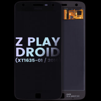 LCD Display ohne Rahmen für Motorola Moto Z Play Droid (XT1635-01 / 2016) (Original) (Black (Schwarz))