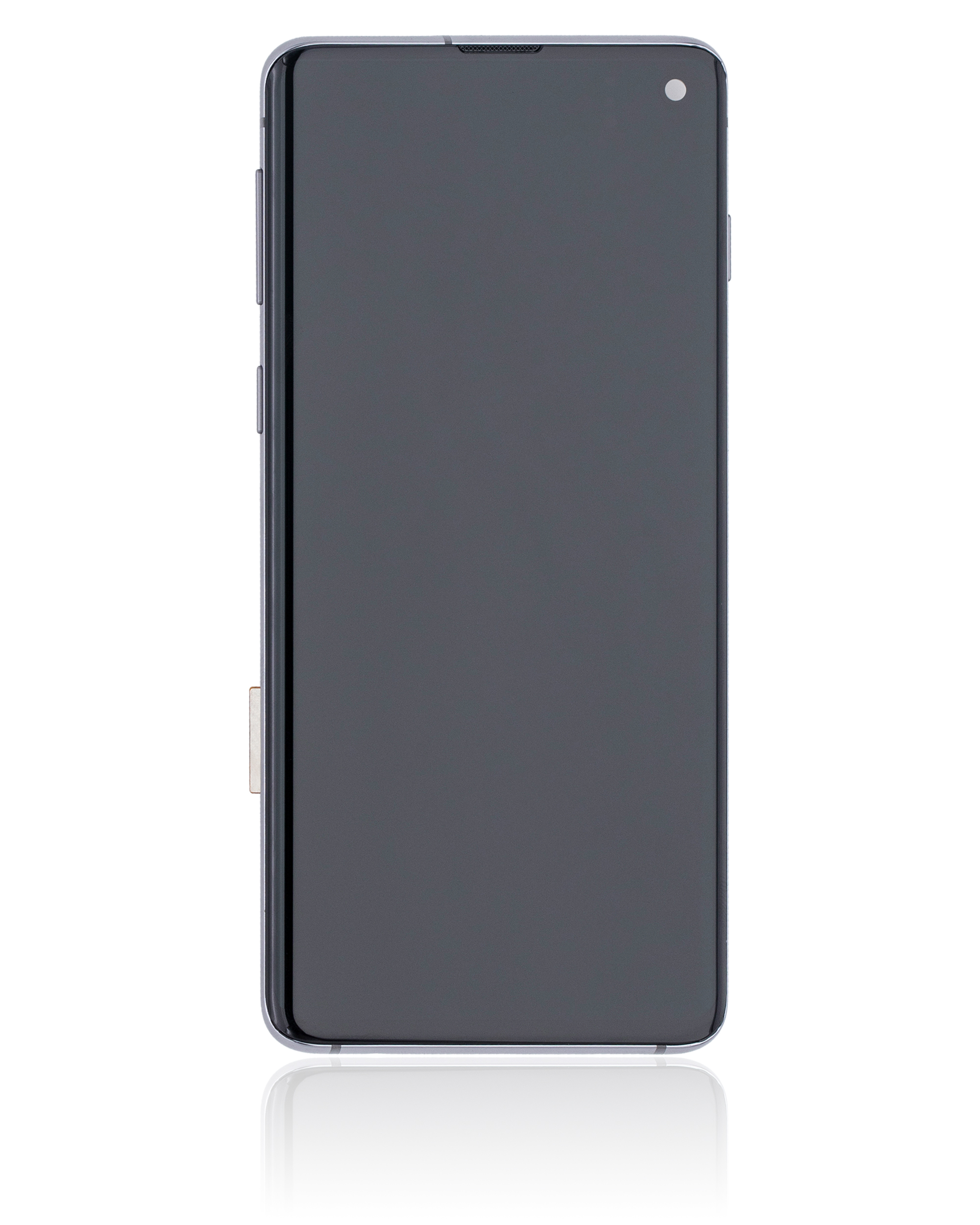 OLED Display mit Rahmen für Samsung Galaxy S10 (professionell aufgearbeitet) (Prism / Ceramic Black) – Bild 3