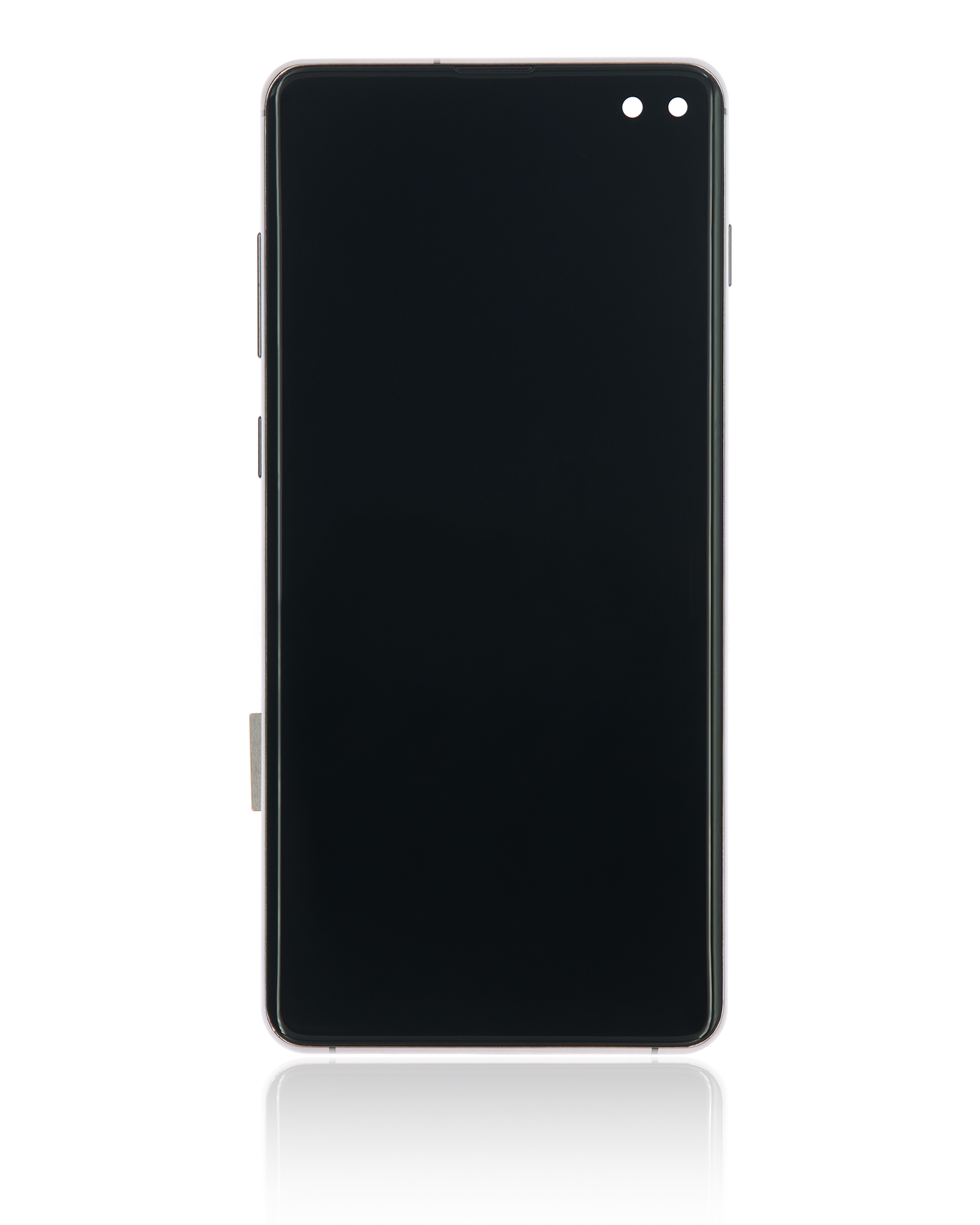 LCD Display mit Rahmen (ohne FingerPrint Sensor) für Samsung Galaxy S10 Plus (Aftermarket Plus: TFT) (Prism / Ceramic Black) – Bild 3