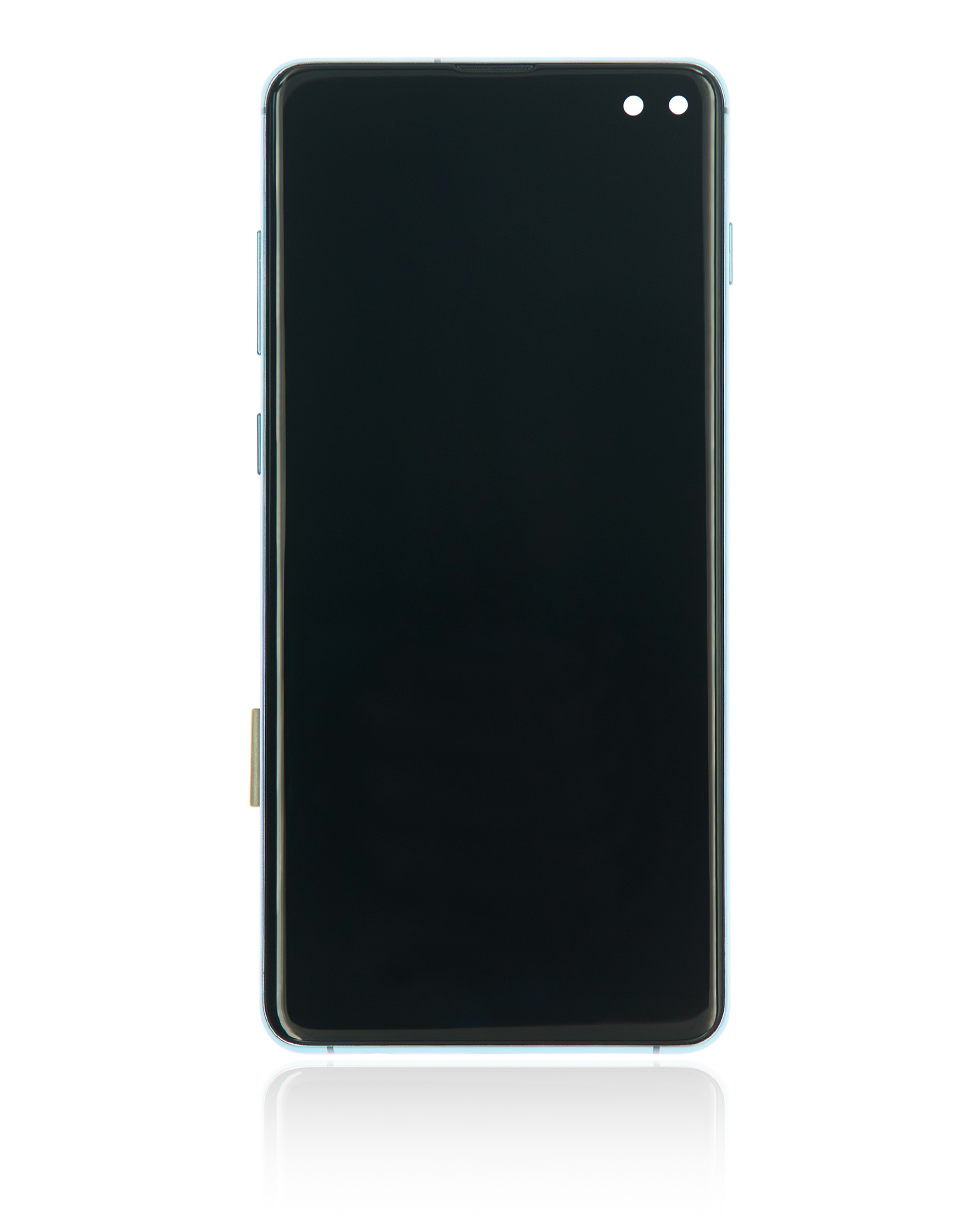 LCD Display mit Rahmen (ohne Fingerprint Sensor) für Samsung Galaxy S10 Plus (Aftermarket Plus: TFT) (Prism Blue) – Bild 3