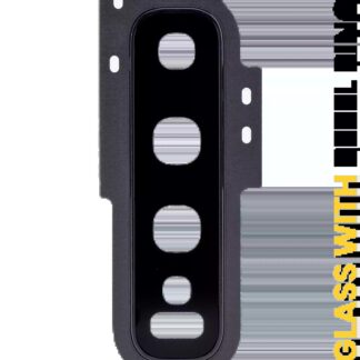 Rückkamera-Glas mit Abdeckung Blendenring für Samsung Galaxy S10 (Prism Black)