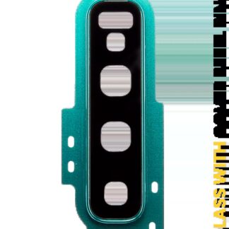 Rückkamera-Glas mit Abdeckung Blendenring für Samsung Galaxy S10 (Prism Green)