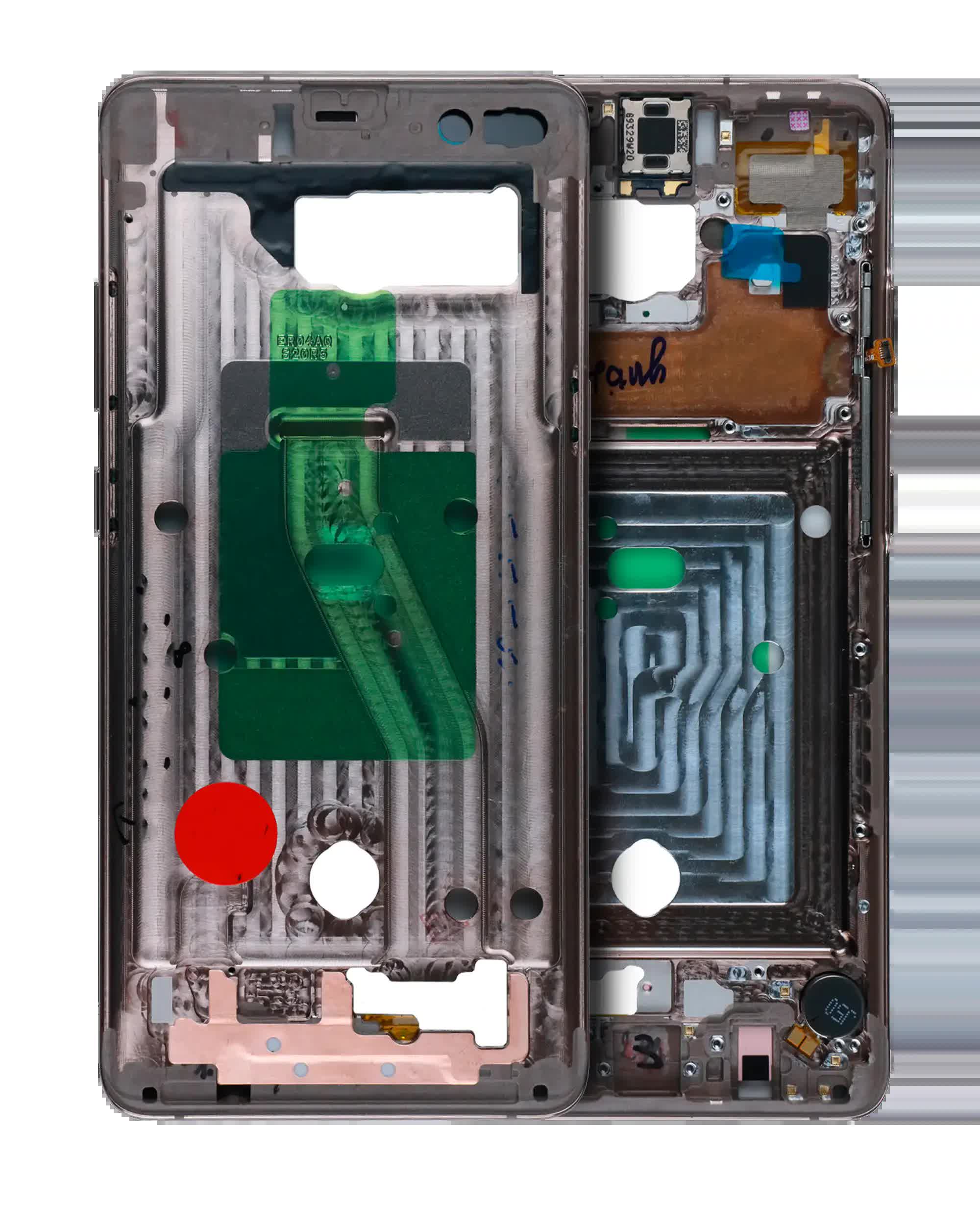 Mittelrahmen für Samsung Galaxy S10 5G (mit Kleinteilen) (Royal Gold)