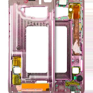 Mittelrahmen für Samsung Galaxy S10 (mit Kleinteilen) (Flamingo Pink (Rosa))