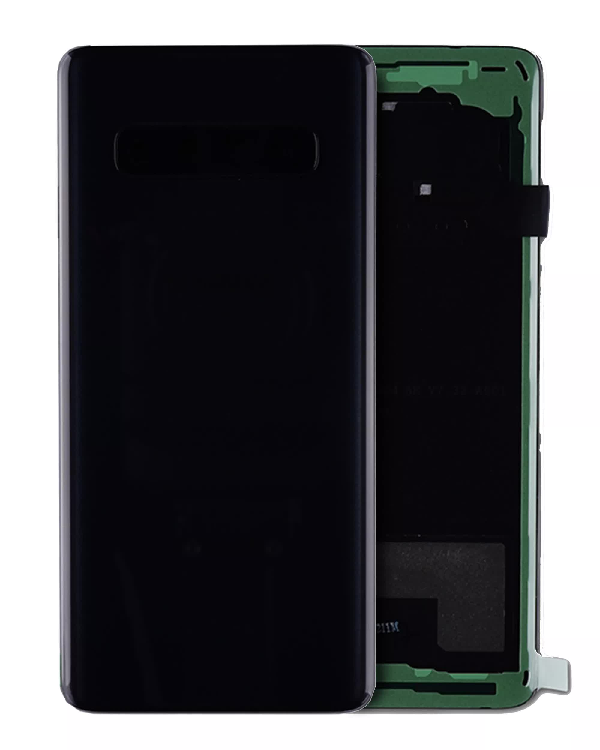 Rückdeckelglas mit Kameraglas für Samsung Galaxy S10 (Service Pack) (Prism Black)