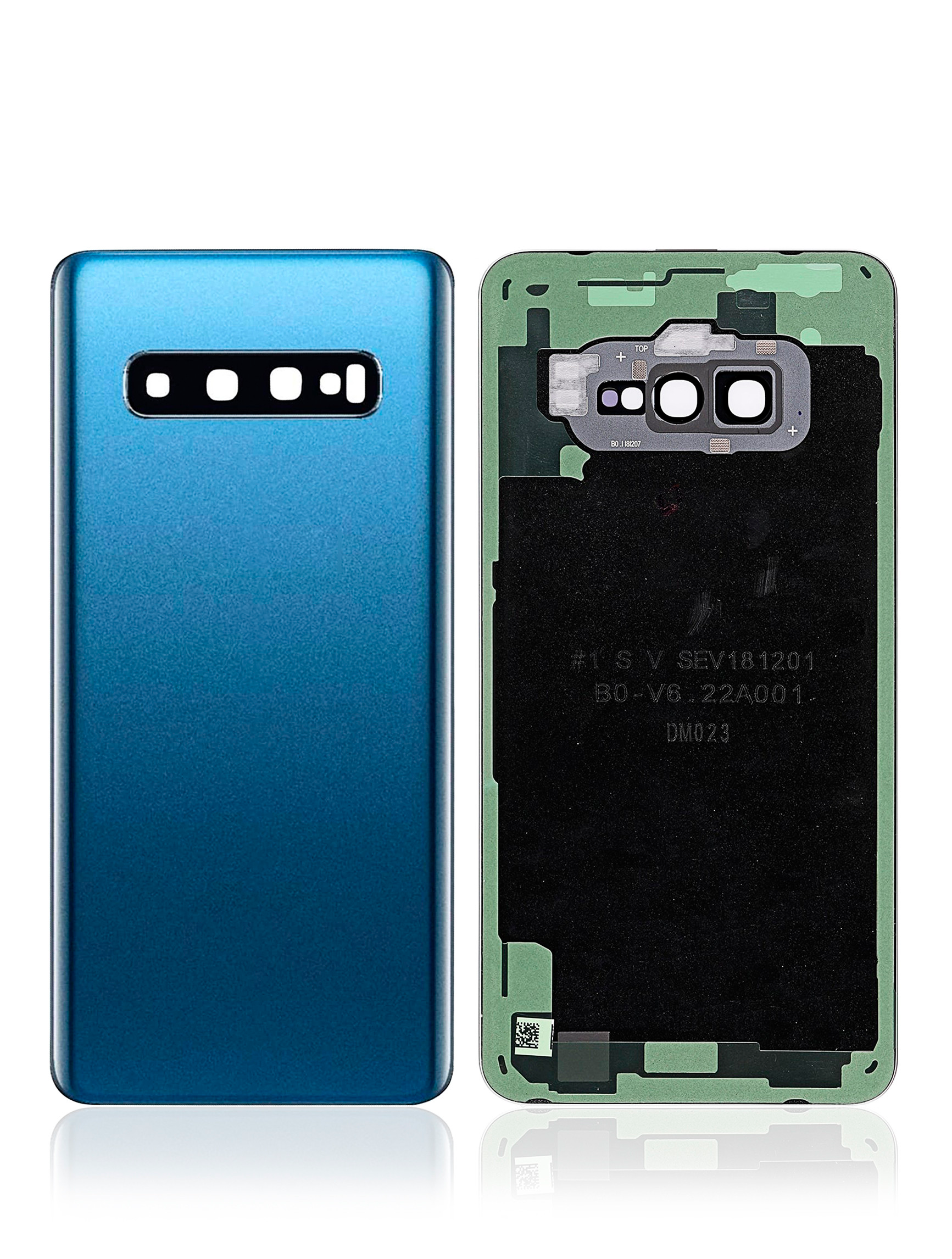 Rückdeckelglas mit Kameraglas für Samsung Galaxy S10 (Service Pack) (Prism Blue) – Bild 2