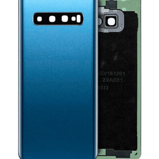 Rückdeckelglas mit Kameraglas für Samsung Galaxy S10 (Service Pack) (Prism Blue)