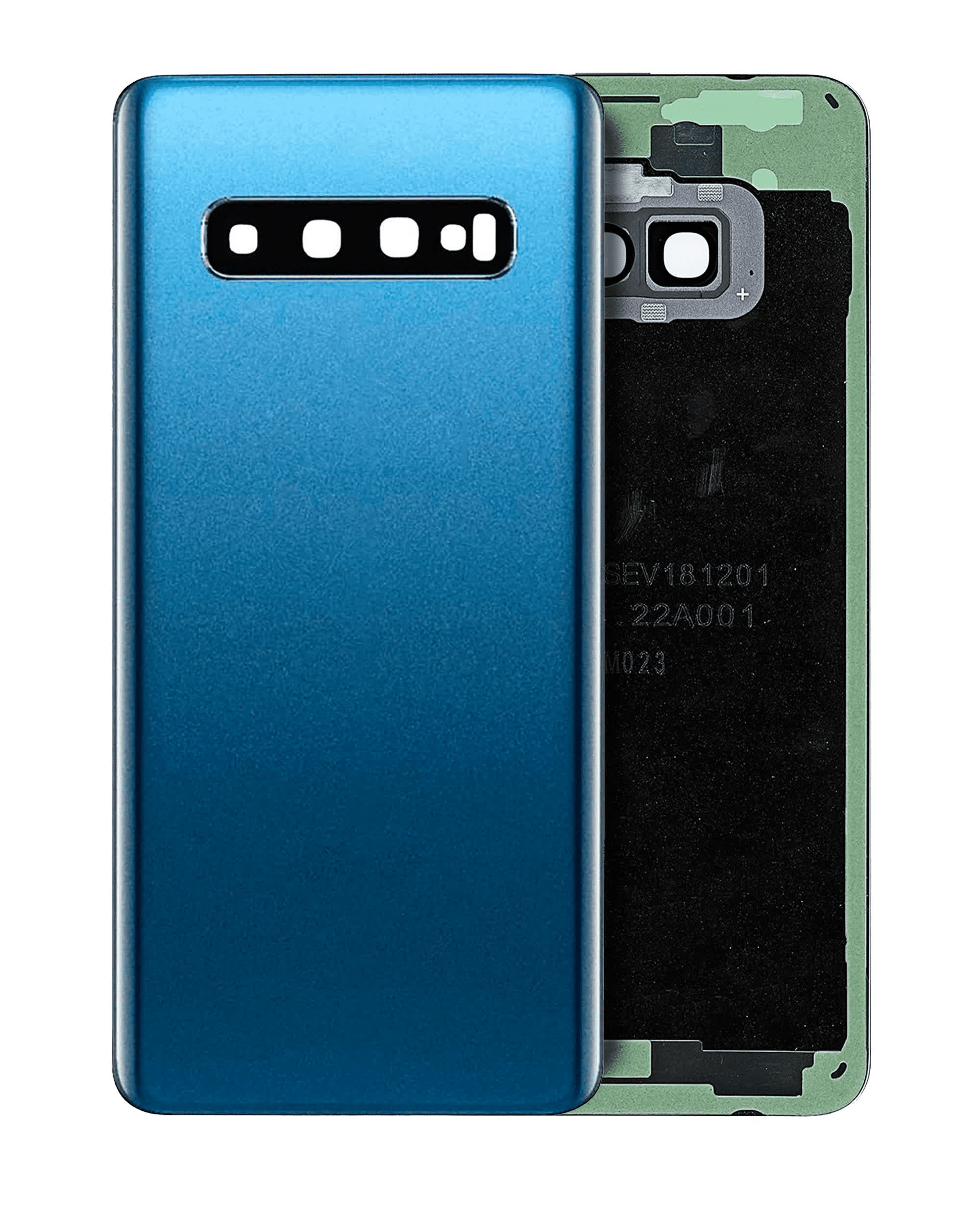 Rückdeckelglas mit Kameraglas für Samsung Galaxy S10 (Service Pack) (Prism Blue)