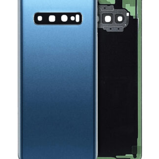 Rückdeckelglas mit Kameraglas für Samsung Galaxy S10 Plus (Service Pack) (Prism Blue)
