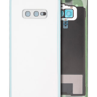 Rückdeckelglas mit Kameraglas für Samsung Galaxy S10e (Service Pack) (Prism White)