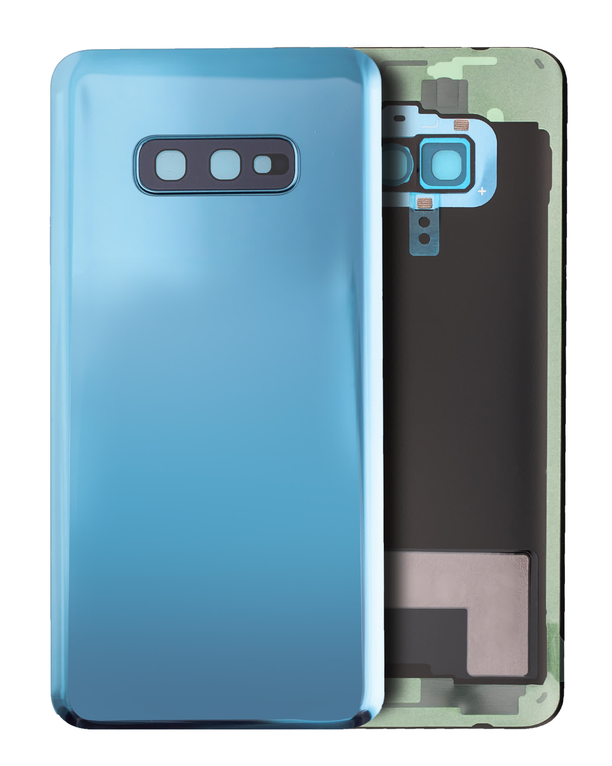 Rückdeckelglas mit Kameraglas für Samsung Galaxy S10e (Service Pack) (Prism Blue)