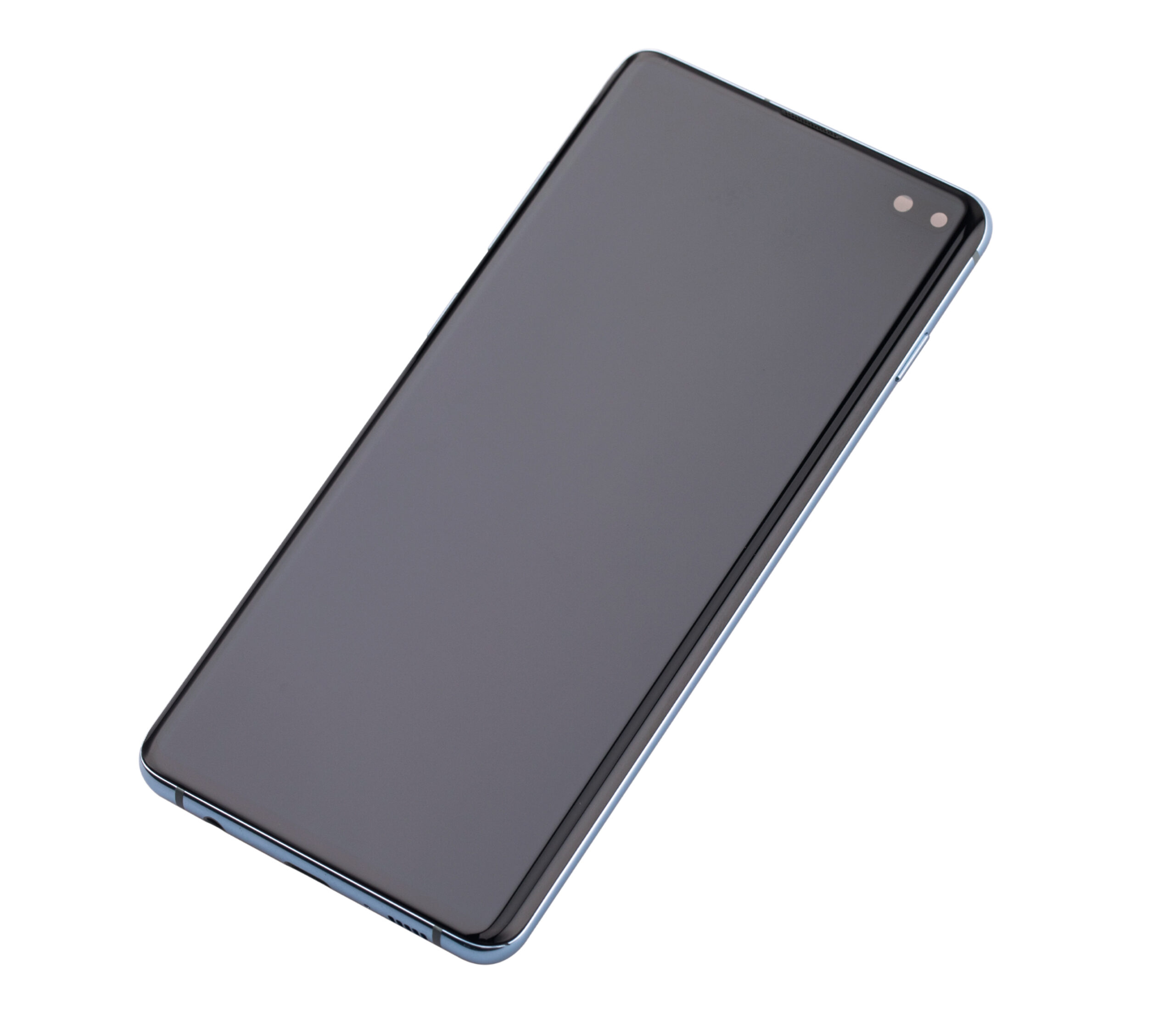 OLED Display mit Rahmen für Samsung Galaxy S10 Plus (Service Pack) (Prism Blue) – Bild 4