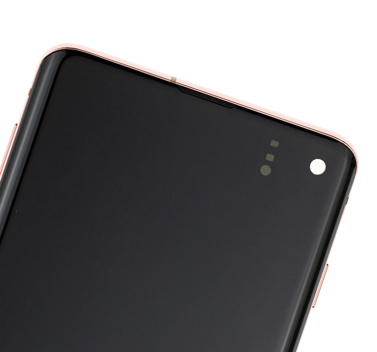 OLED Display mit Rahmen für Samsung Galaxy S10 (Service Pack) (Flamingo Pink (Rosa)) – Bild 2