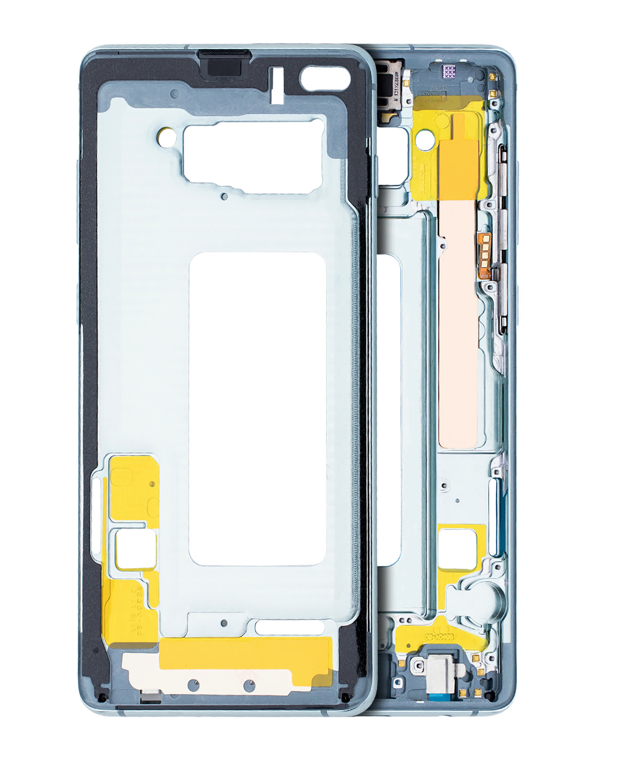 Mittelrahmen für Samsung Galaxy S10 Plus (mit Kleinteilen) (Prism Green)