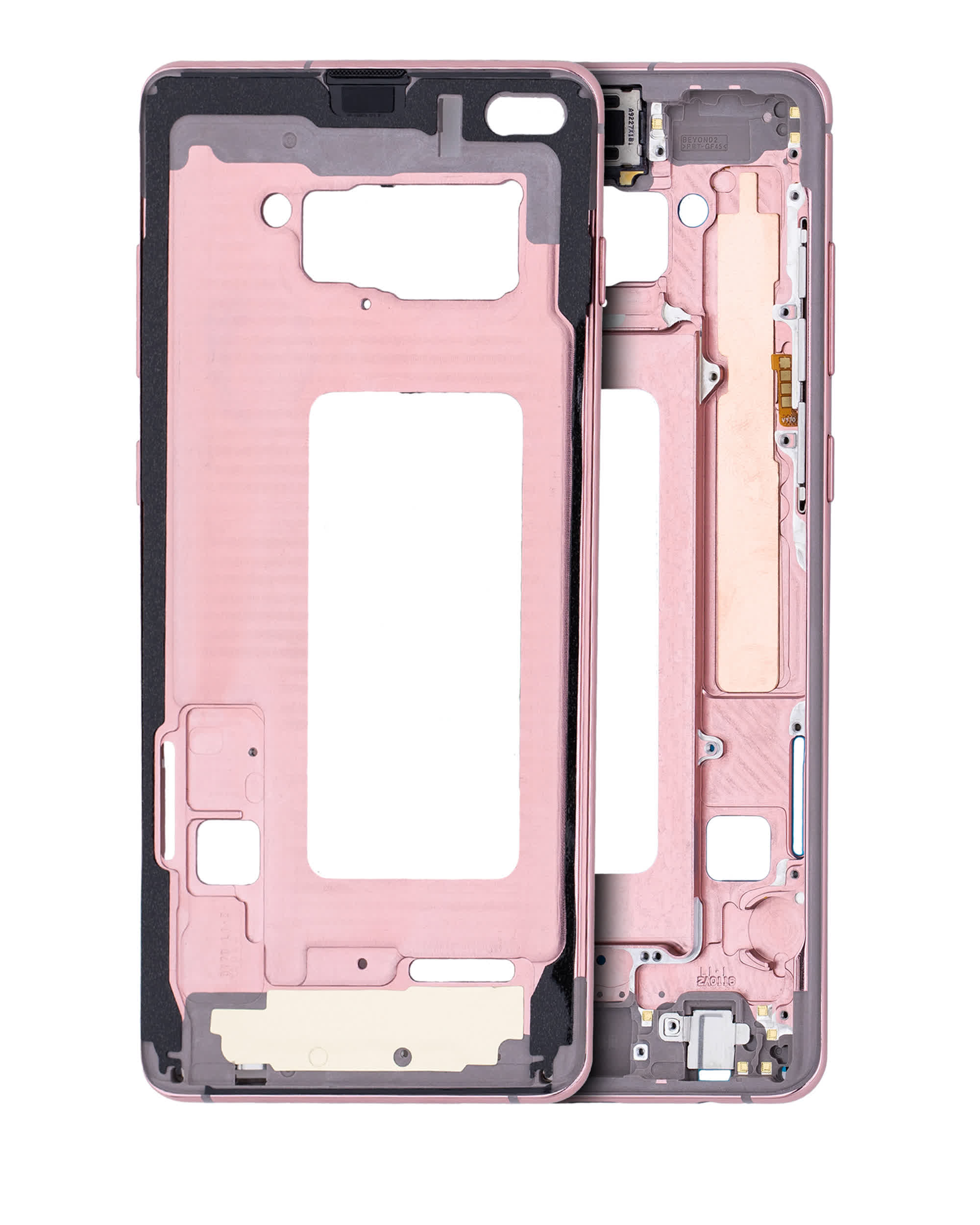 Mittelrahmen für Samsung Galaxy S10 Plus (mit Kleinteilen) (Flamingo Pink (Rosa))