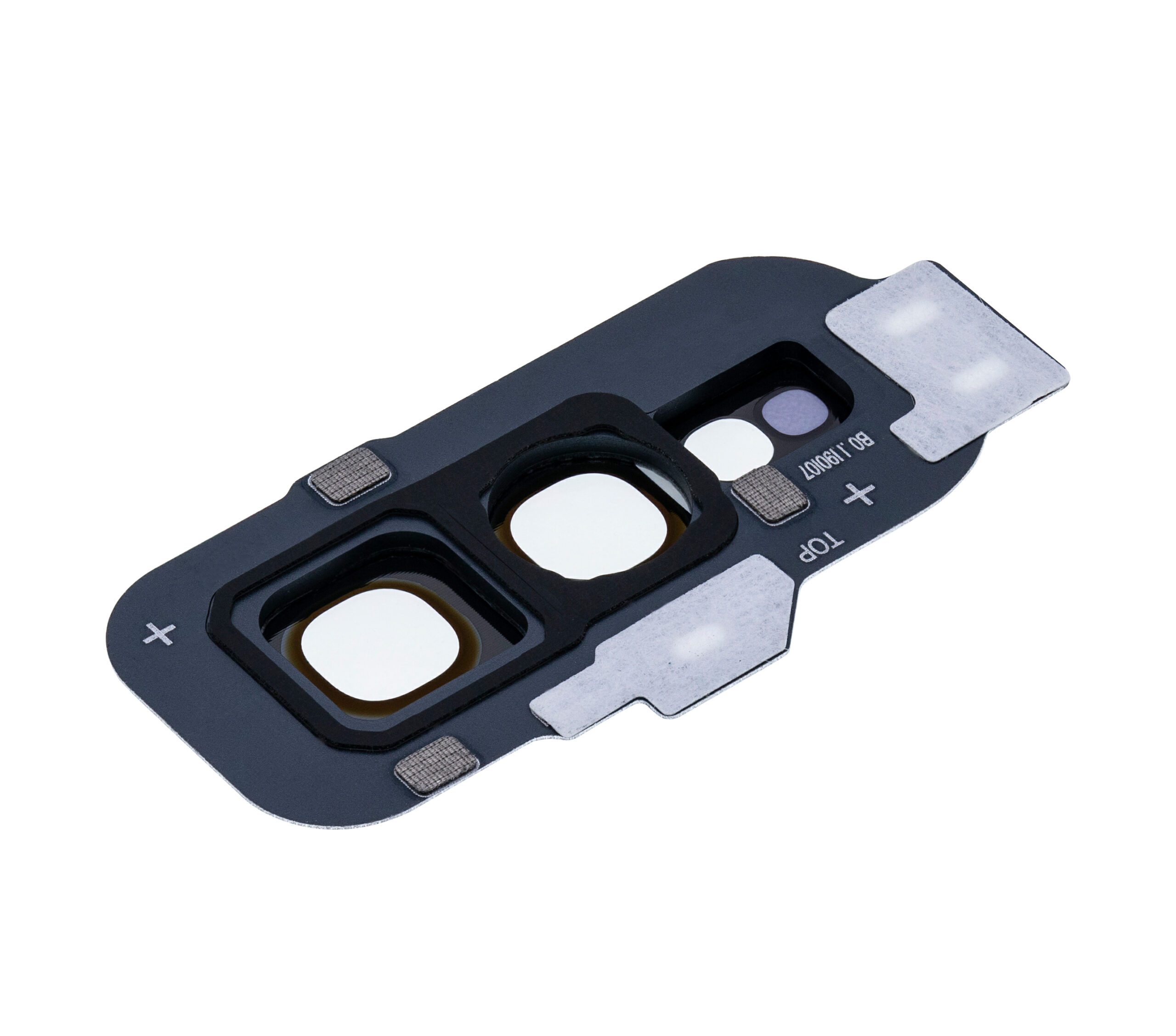 Rückkamera-Glas mit Abdeckung Blendenring für Samsung Galaxy S10E (Prism Black) – Bild 2