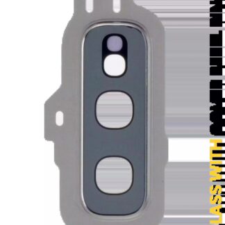 Rückkamera-Glas mit Abdeckung Blendenring für Samsung Galaxy S10E (Prism White)
