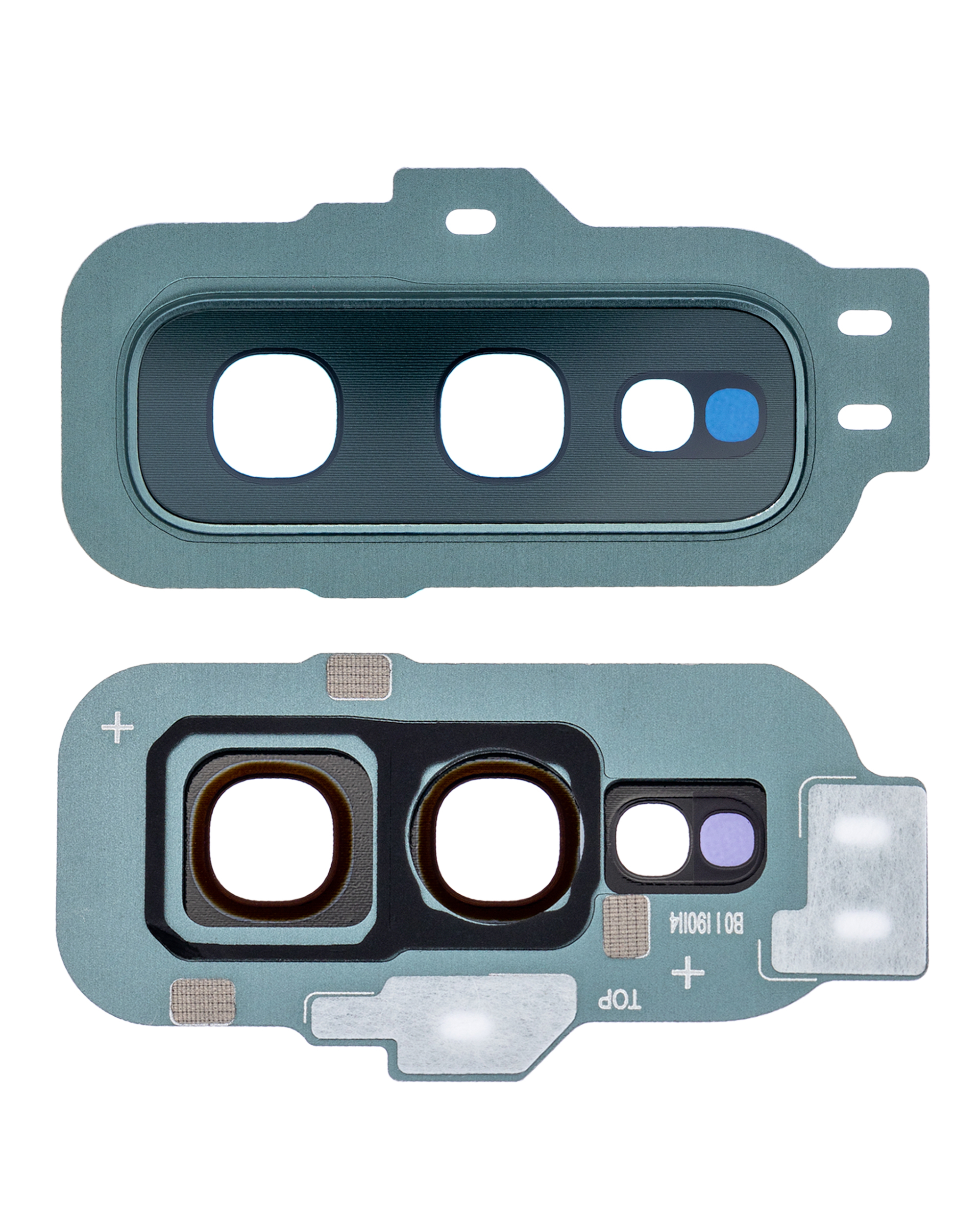 Rückkamera-Glas mit Abdeckung Blendenring für Samsung Galaxy S10E (Prism Green) – Bild 2