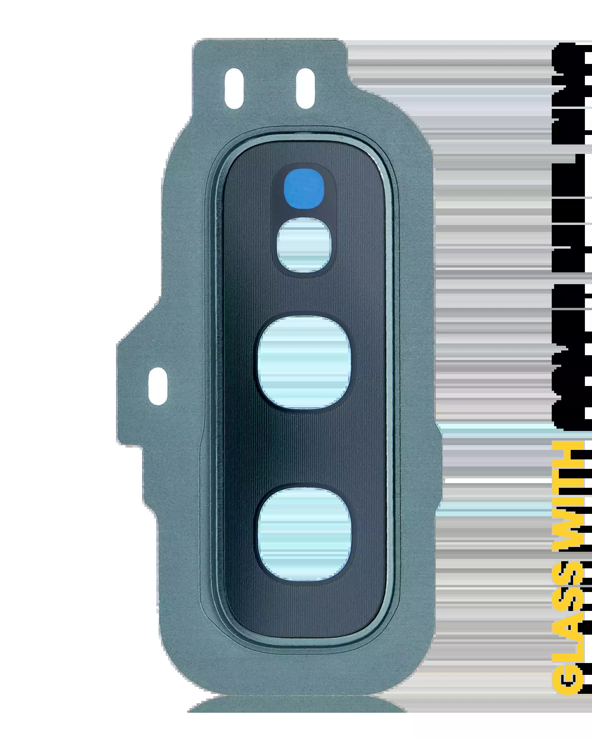 Rückkamera-Glas mit Abdeckung Blendenring für Samsung Galaxy S10E (Prism Green)