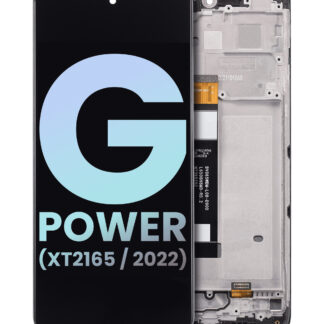 LCD Display mit Rahmen für Motorola Moto G Power (XT2165 / 2022) (Original)