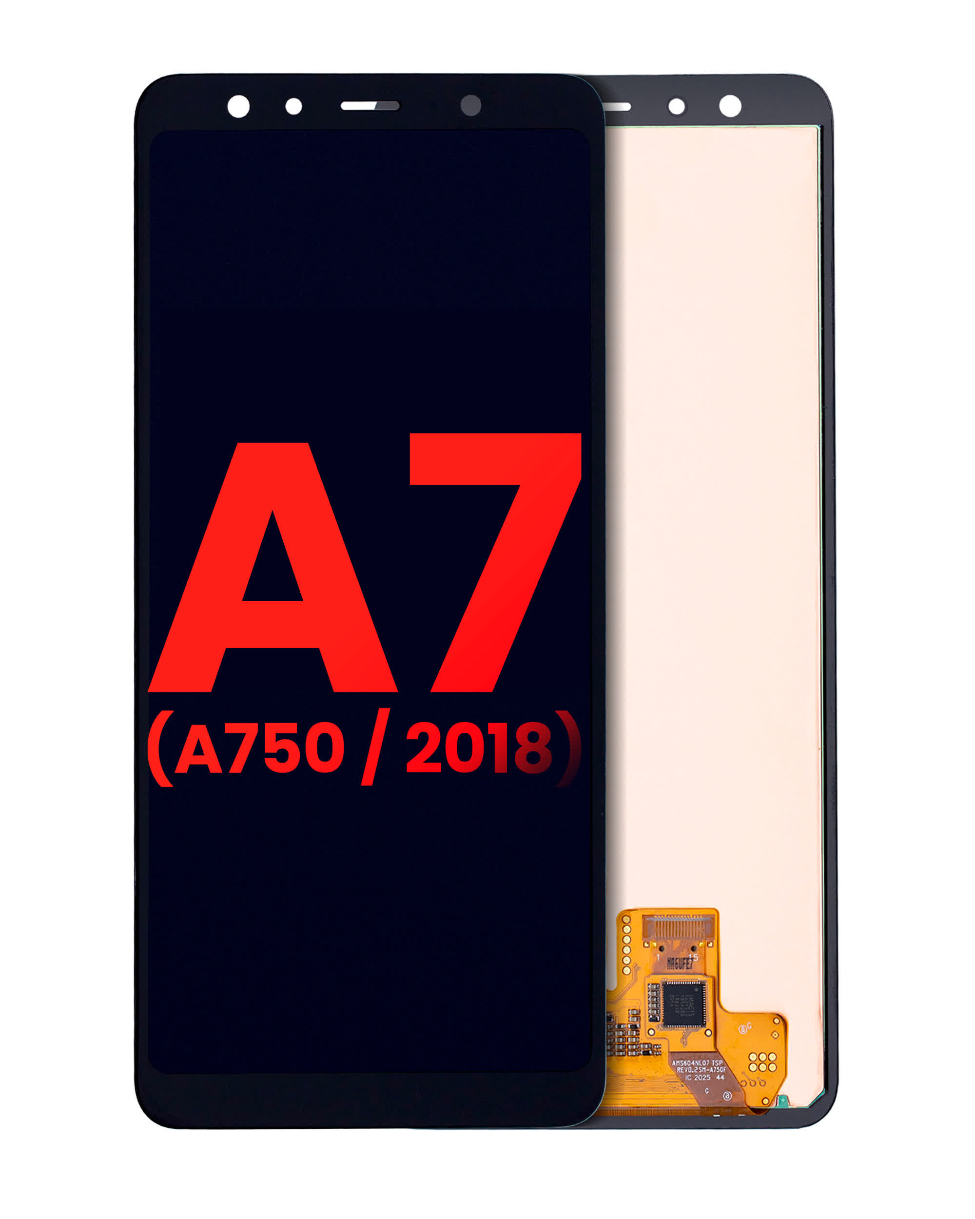 OLED Display ohne Rahmen für Samsung Galaxy A7 (A750 / 2018) (Aftermarket Plus)
