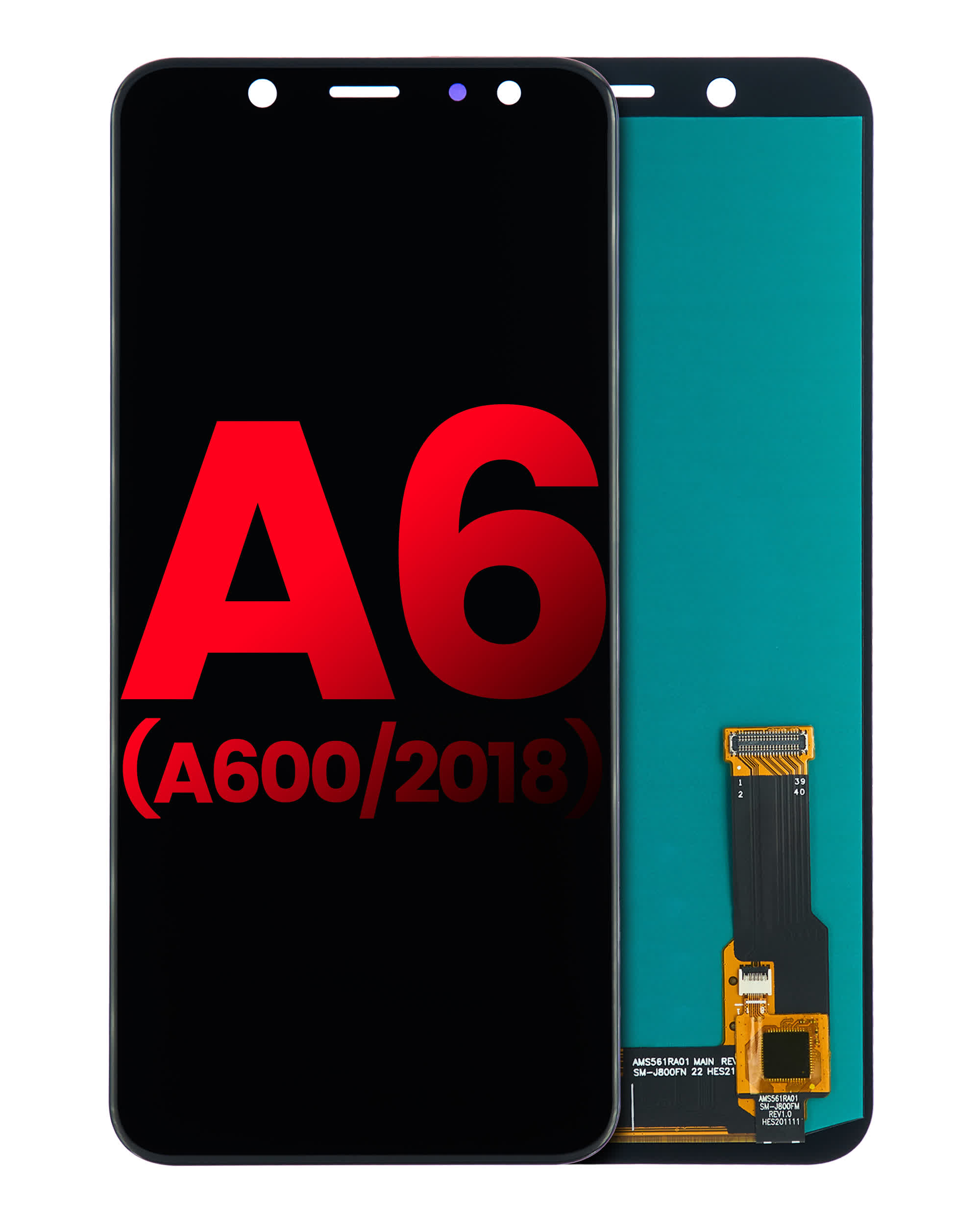 OLED Display ohne Rahmen für Samsung Galaxy A6 (A600 / 2018) (Aftermarket Plus)
