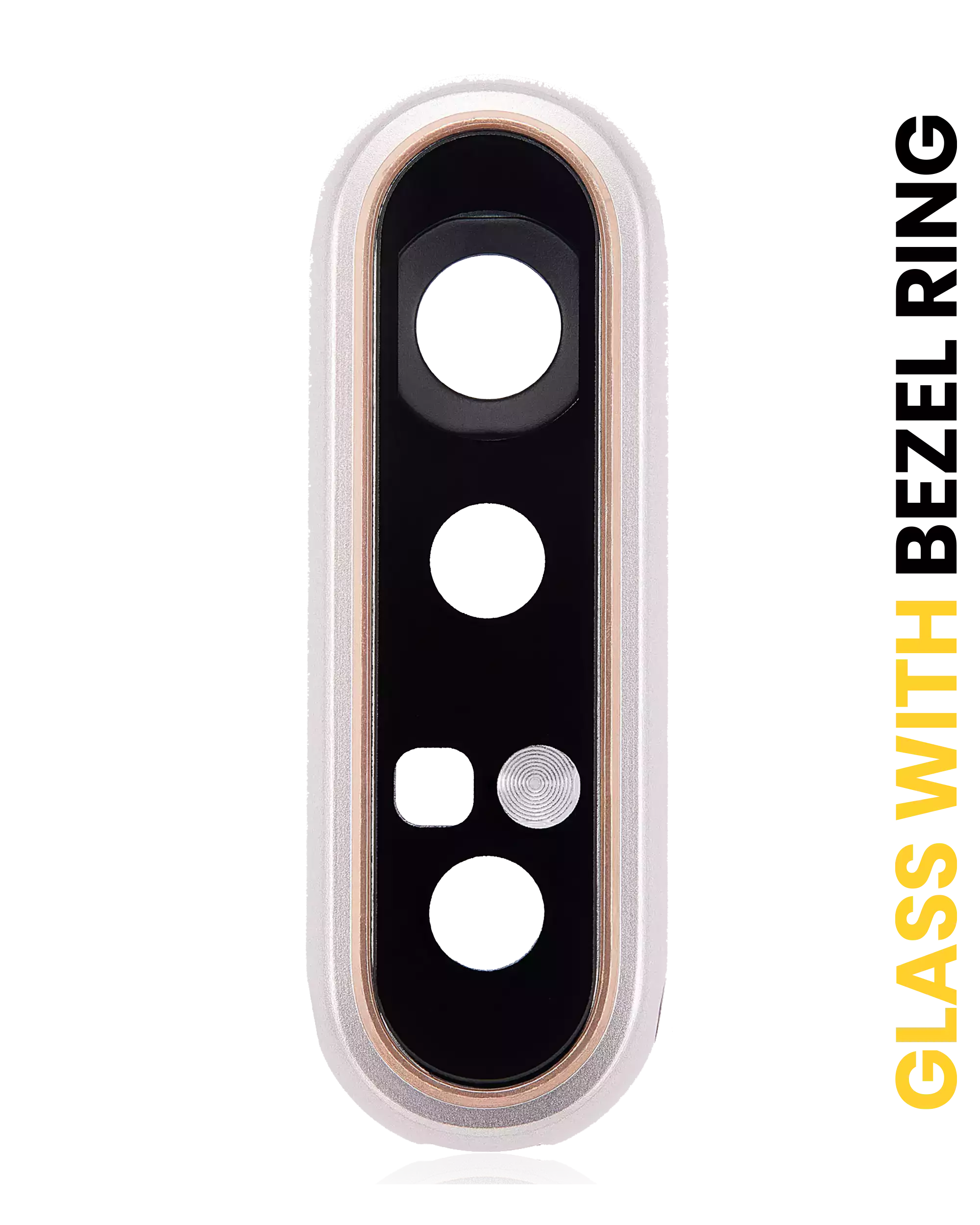 Rückkamera-Glas mit Halterung / Blende für Samsung Galaxy A80 (A805 / 2019) (Phantom Black) – Bild 5