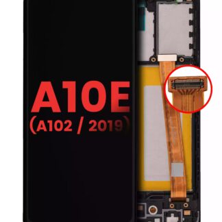 LCD Display mit Rahmen für Samsung Galaxy A10E (A102 / 2019) (Aftermarket Plus)