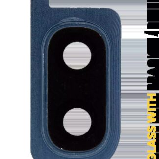 Rückkamera-Glas mit Halterung / Blende für Samsung Galaxy A20 (A205 / 2019) (Deep Blue)