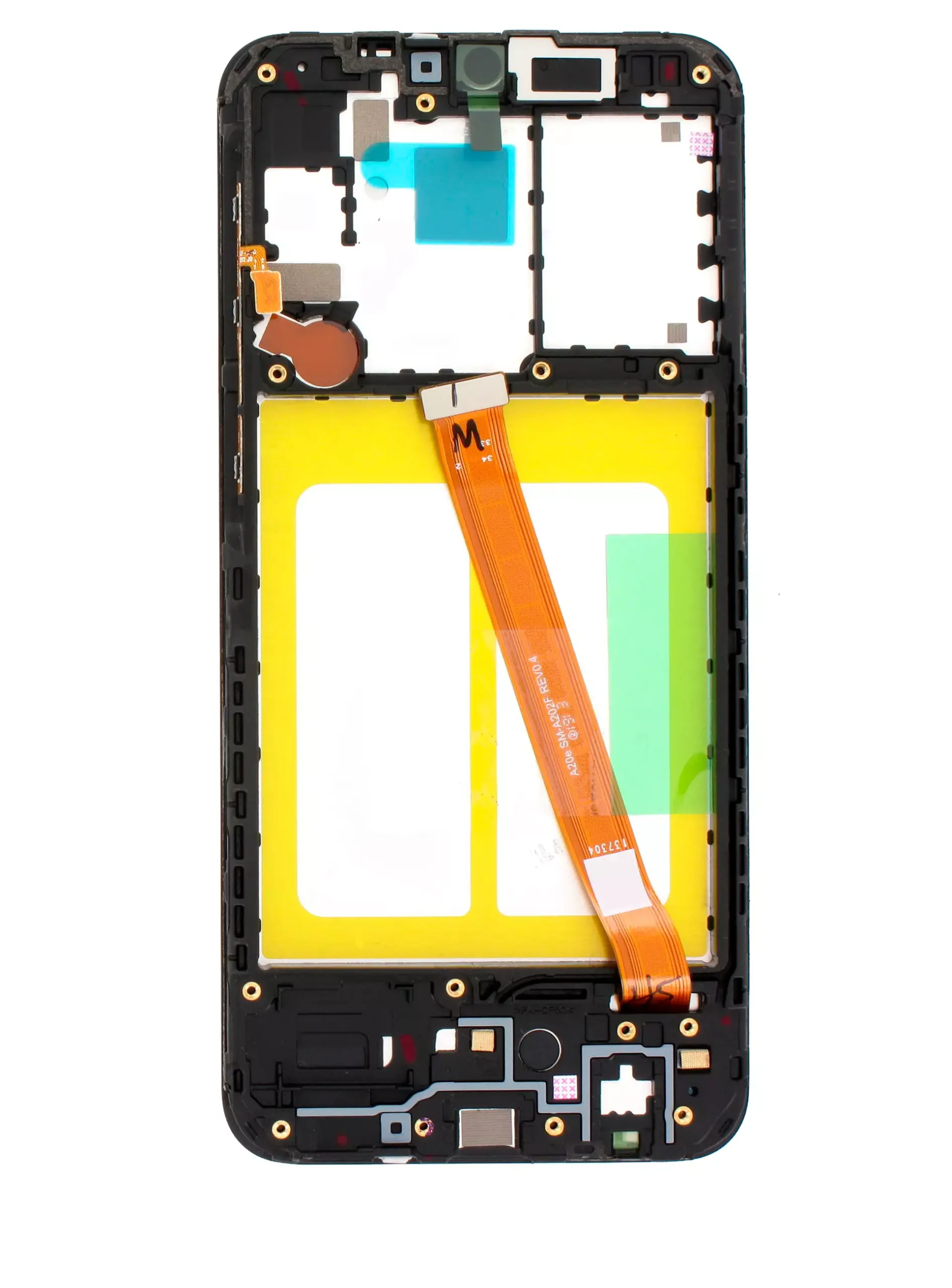 LCD Display mit Rahmen für Samsung Galaxy A20e (A202 / 2019) (Service Pack) – Bild 2