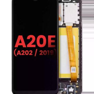 LCD Display mit Rahmen für Samsung Galaxy A20e (A202 / 2019) (Aftermarket Plus)