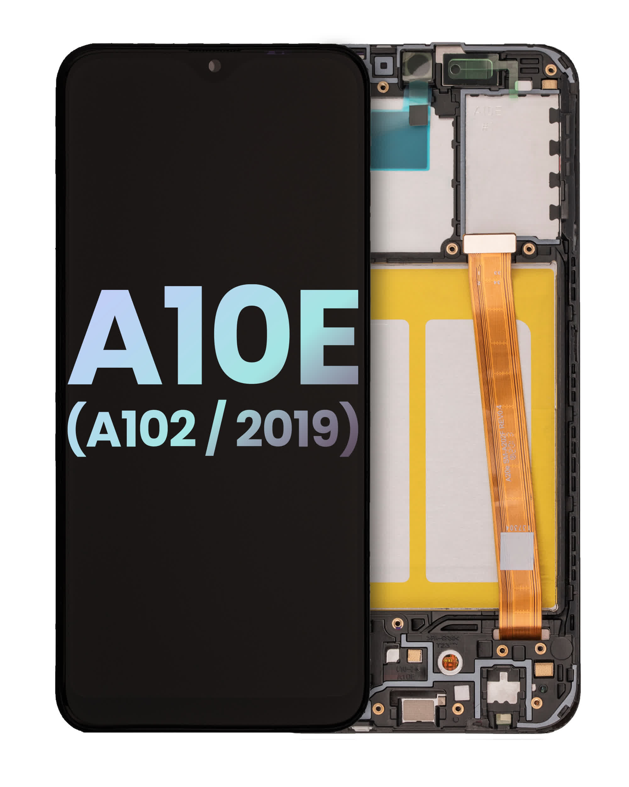 LCD Display mit Rahmen für Samsung Galaxy A10e (A102 / 2019) (Service Pack)