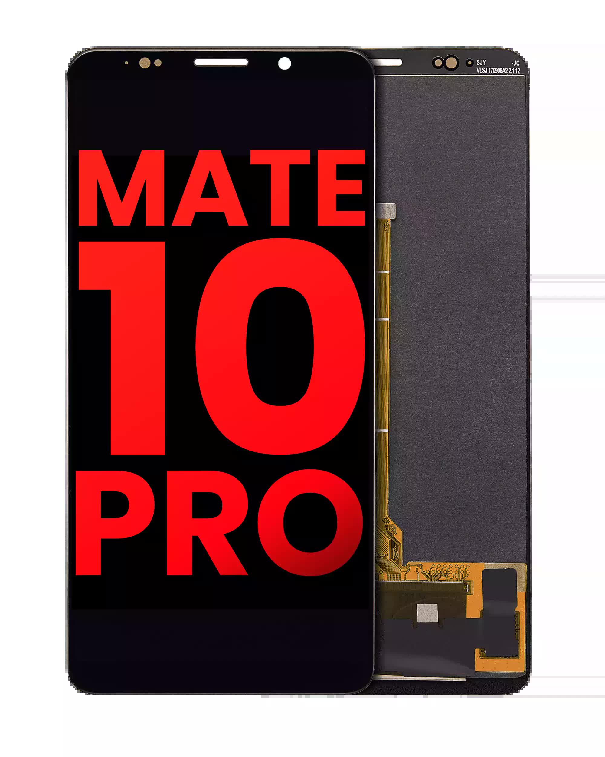 OLED Display ohne Rahmen für Huawei Mate 10 Pro (Aftermarket Plus) (Titanium Gray (Grau))