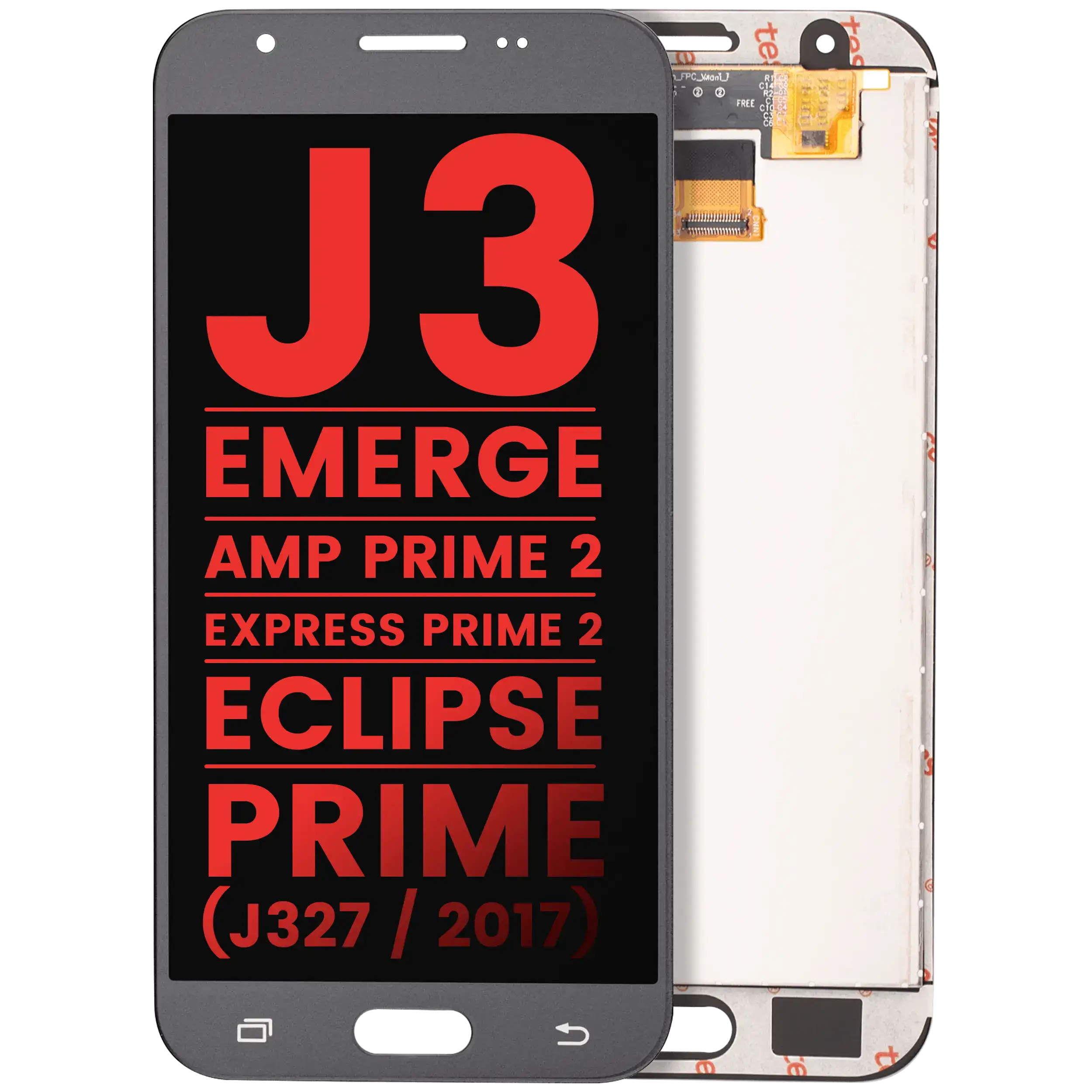 OLED Display ohne Rahmen für Samsung Galaxy J3 Pro (J330 / 2017) (Service Pack) (Black (Schwarz)) – Bild 6