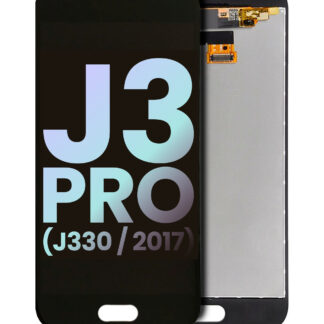 OLED Display ohne Rahmen für Samsung Galaxy J3 Pro (J330 / 2017) (Service Pack) (Black (Schwarz))