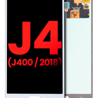 OLED Display ohne Rahmen für Samsung Galaxy J4 (J400 / 2018) (Aftermarket Plus) (Blue / Gray)