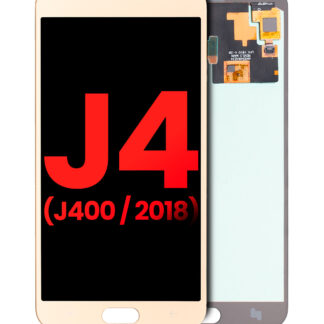 OLED Display ohne Rahmen für Samsung Galaxy J4 (J400 / 2018) (Aftermarket Plus) (Gold)
