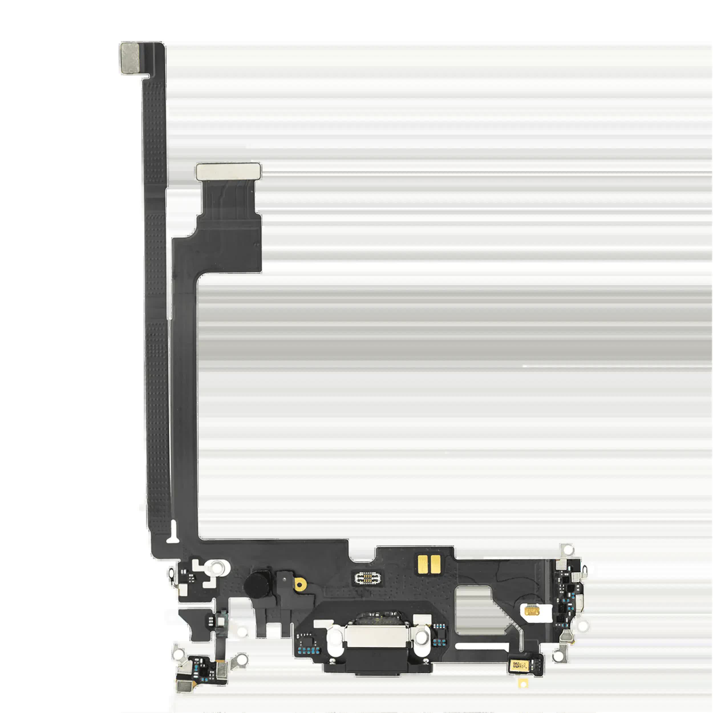 Ladebuchse Flexkabel für iPhone 12 Pro Max (ausgebautes Originalteil) (Graphite)
