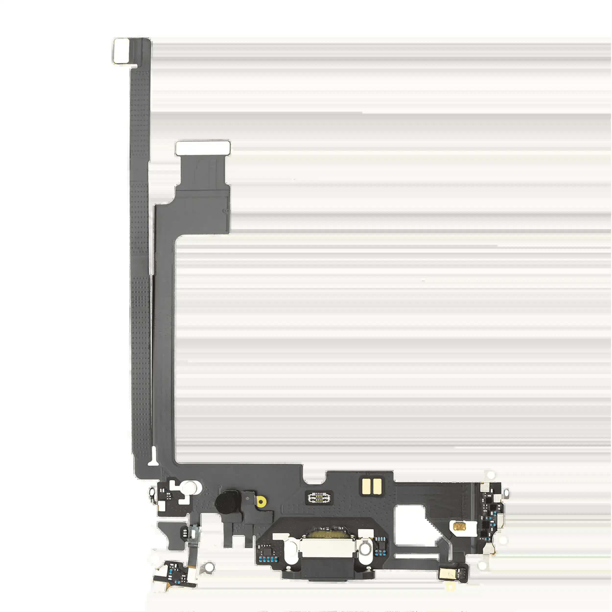Ladebuchse Flexkabel für iPhone 12 Pro Max (ausgebautes Originalteil) (Pacific Blue)